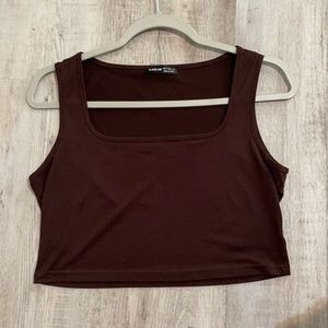 Cropped tank top